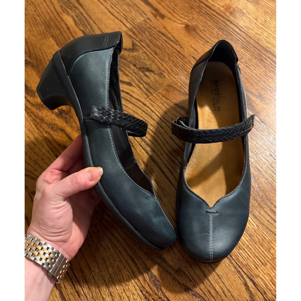 Naot | Forward Mary Jane Vintage Ash/Black Raven Women's Sz 42/11-11.5